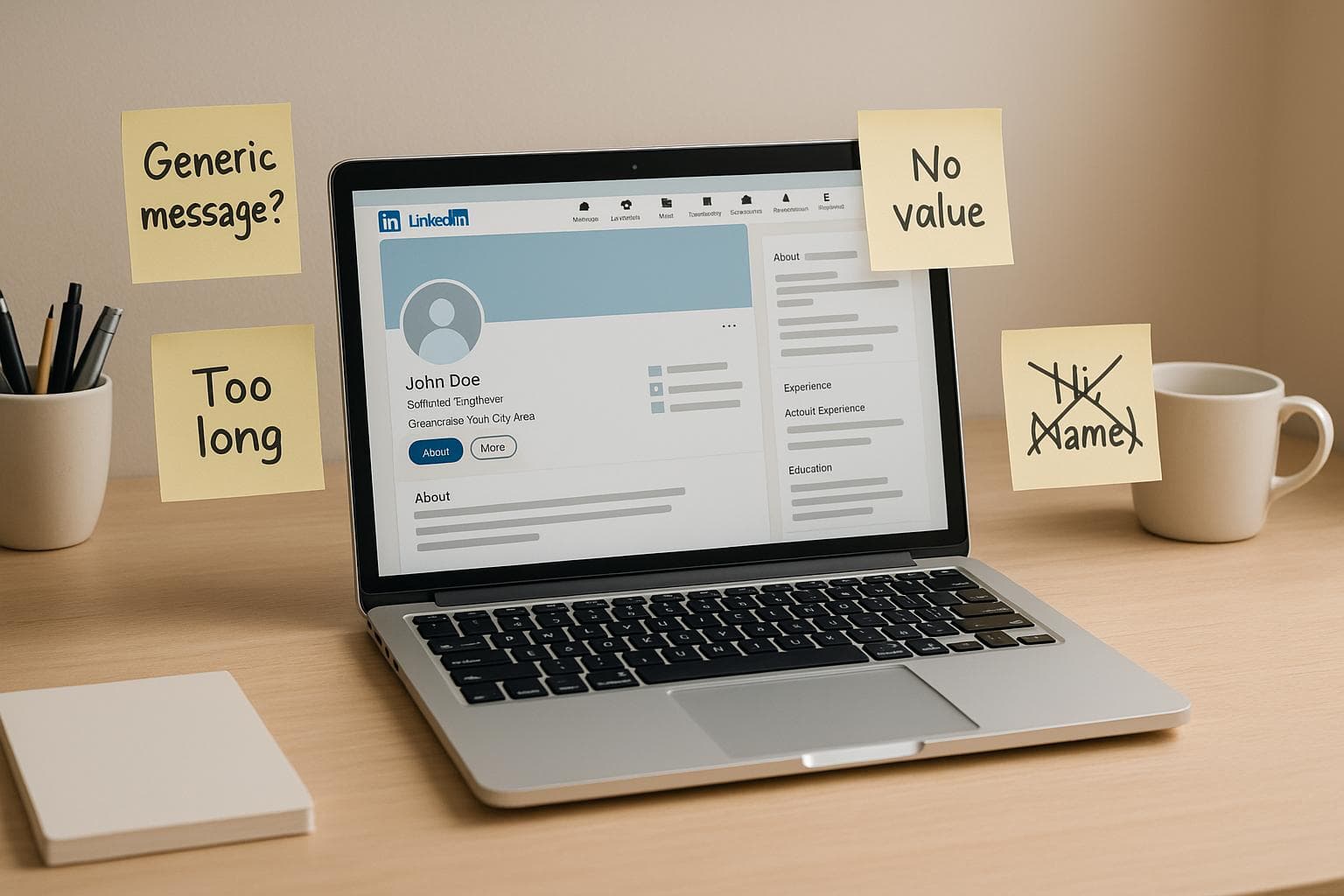 7 LinkedIn errores de divulgación que acaban con las tasas de respuesta