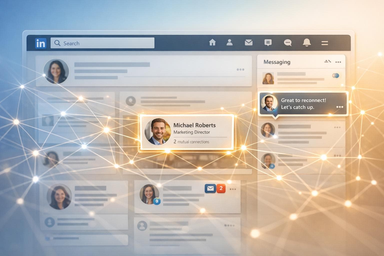 AI dans LinkedIn Réengagement des leads