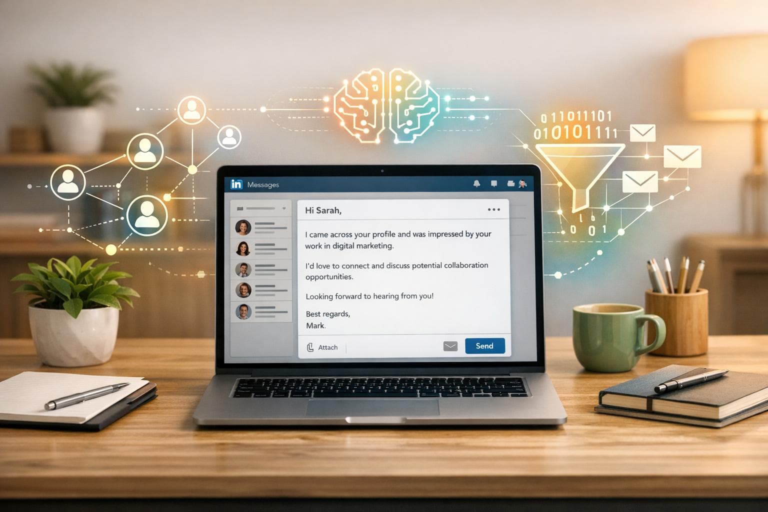 7 AI Tactiques pour la sensibilisation de LinkedIn